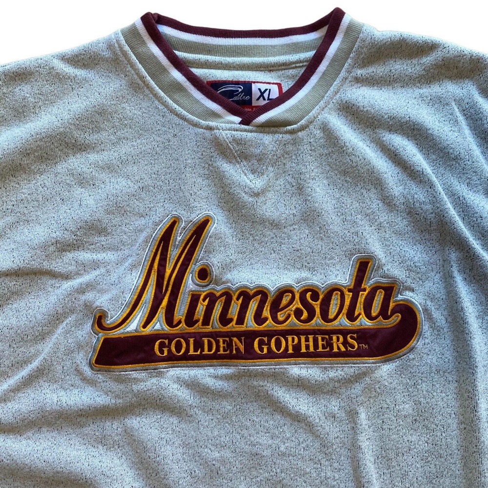 Minnesota Golden Gophers Crew Neck Sweatshirt XL Cadre Embroidered